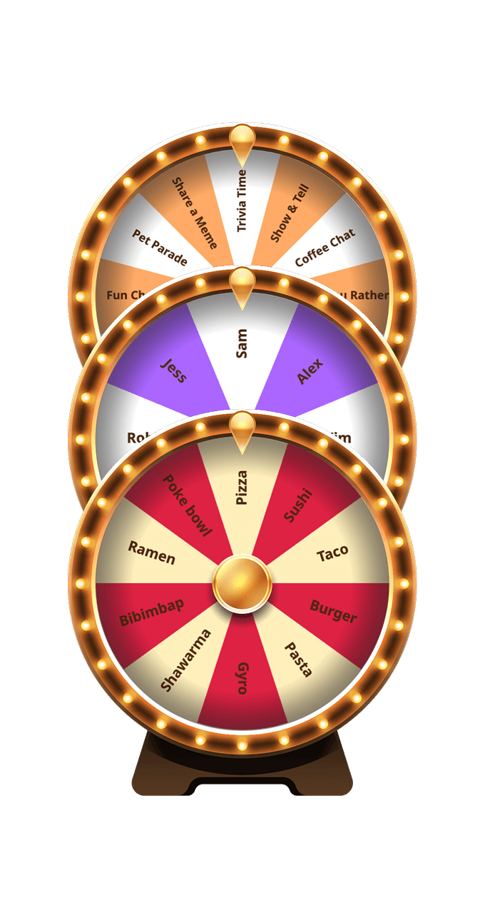 Flexible options for wheel picker